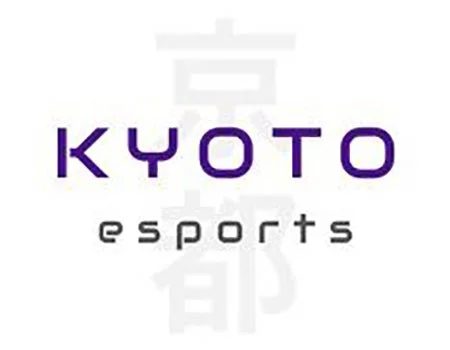 白地にKYOTO esportsと書かれたロゴマーク