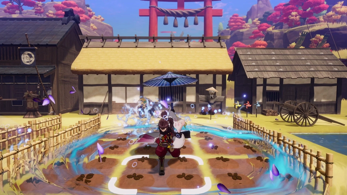 舞による水やり