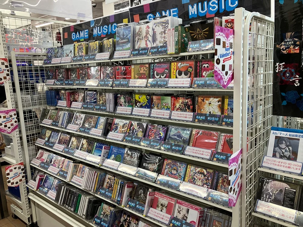 ゲーム音楽CD売り場の様子