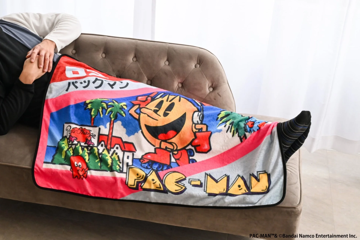 パックマン ブランケット使用イメージ