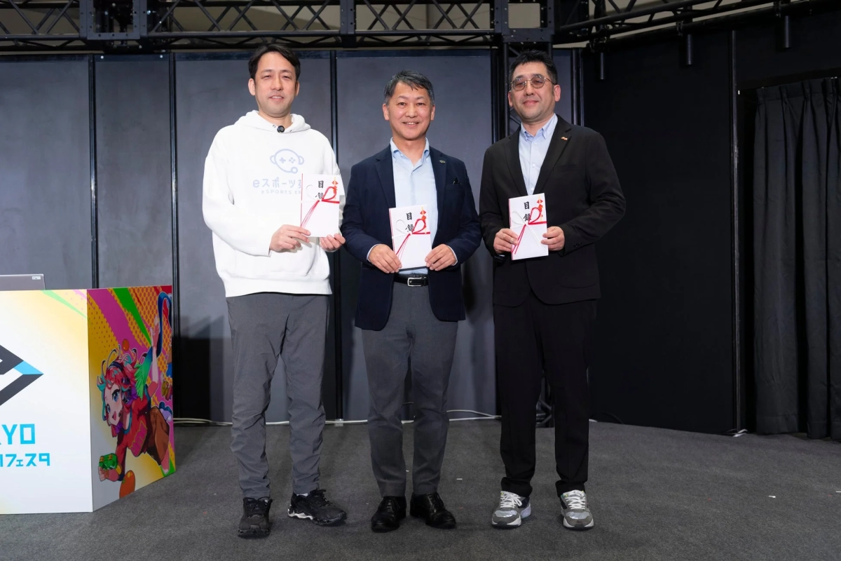 ピッチイベントでの表彰式の様子