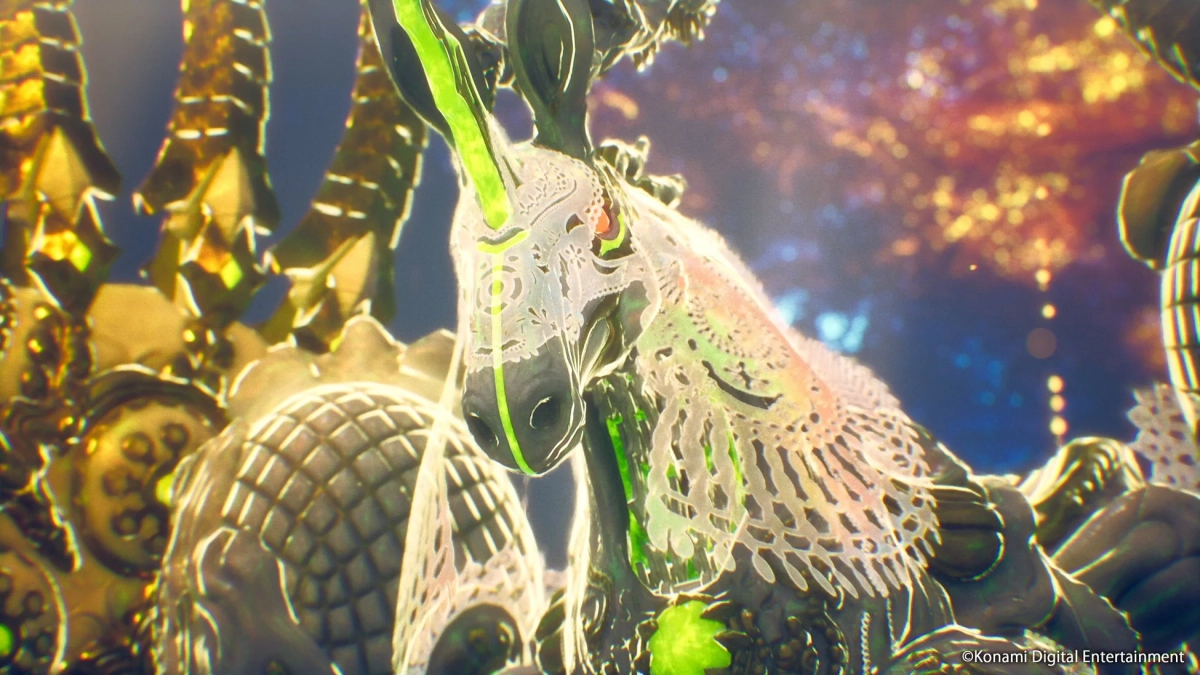 幻想的なユニコーンのような生物