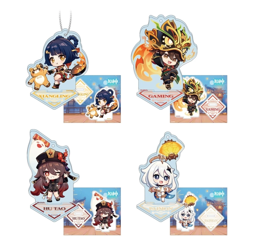 XIANG LING, GAMING, HU TAO, PAIMON, 原神, Genshin