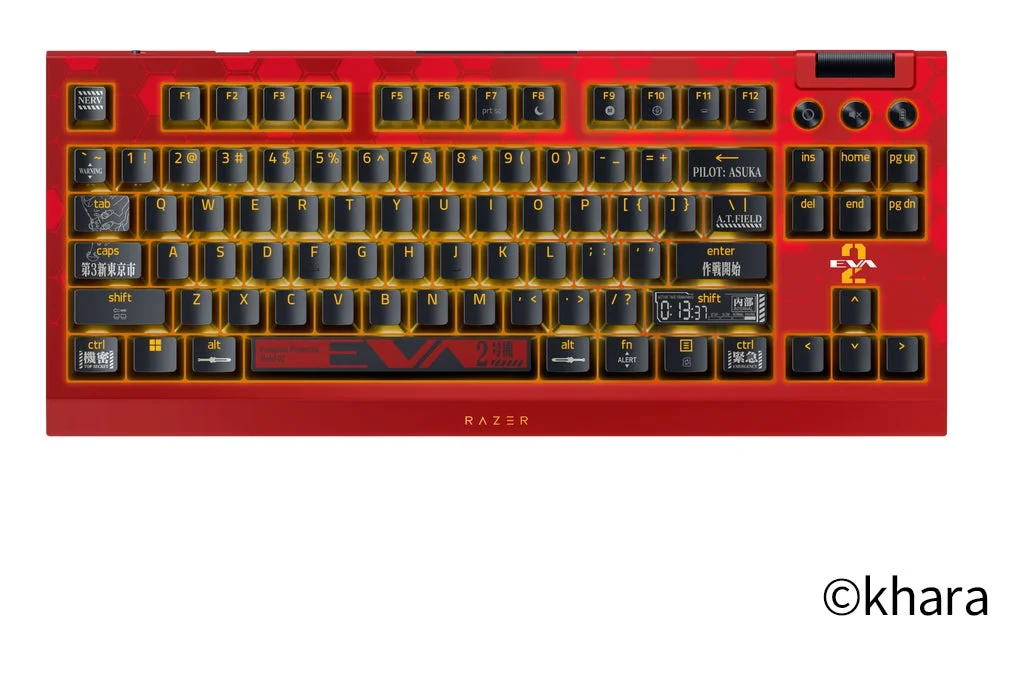 Razer BlackWidow V4 TKL HyperSpeed – EVANGELION(EVA-02)Edition