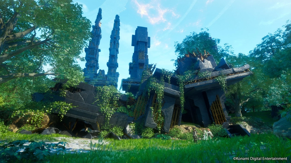 神秘的な廃墟の風景