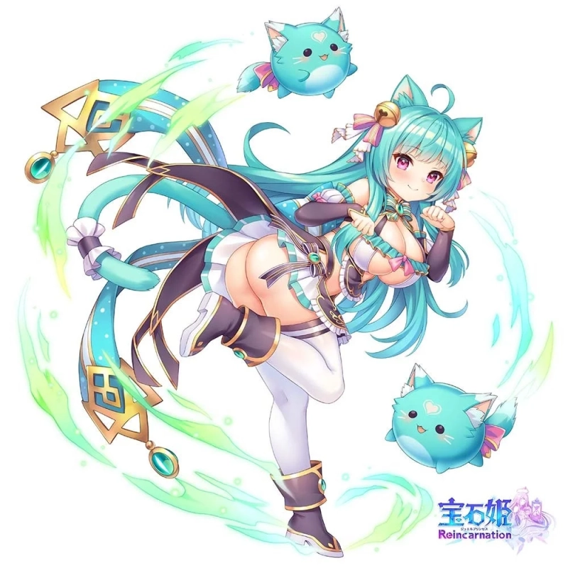 エメラルドキャッツアイ(影星)のキャラクターイラスト