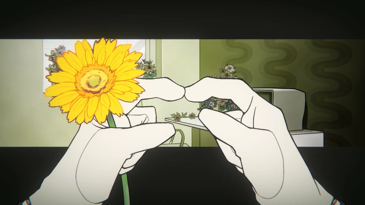 キャラクターとの対話画面