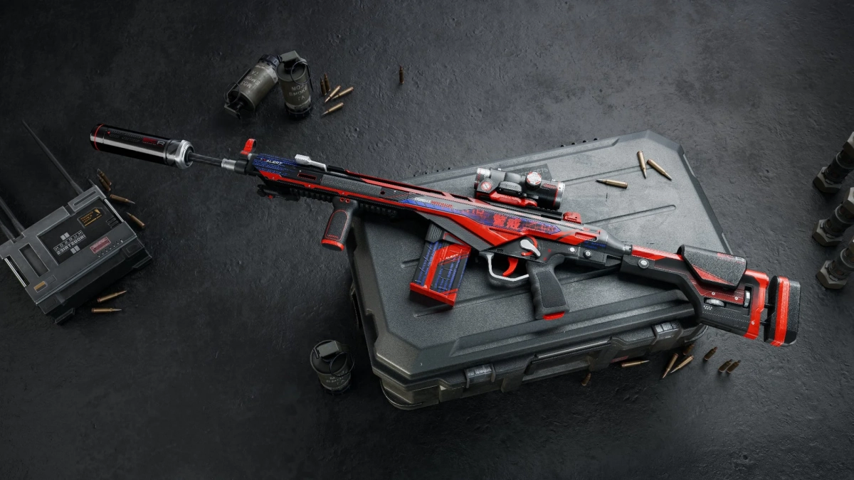 未来的なライフル