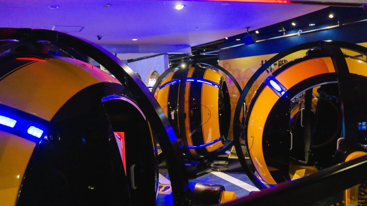 アミューズメントマシンの様子