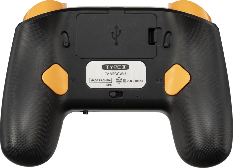 コントローラー背面と拡張ボタン