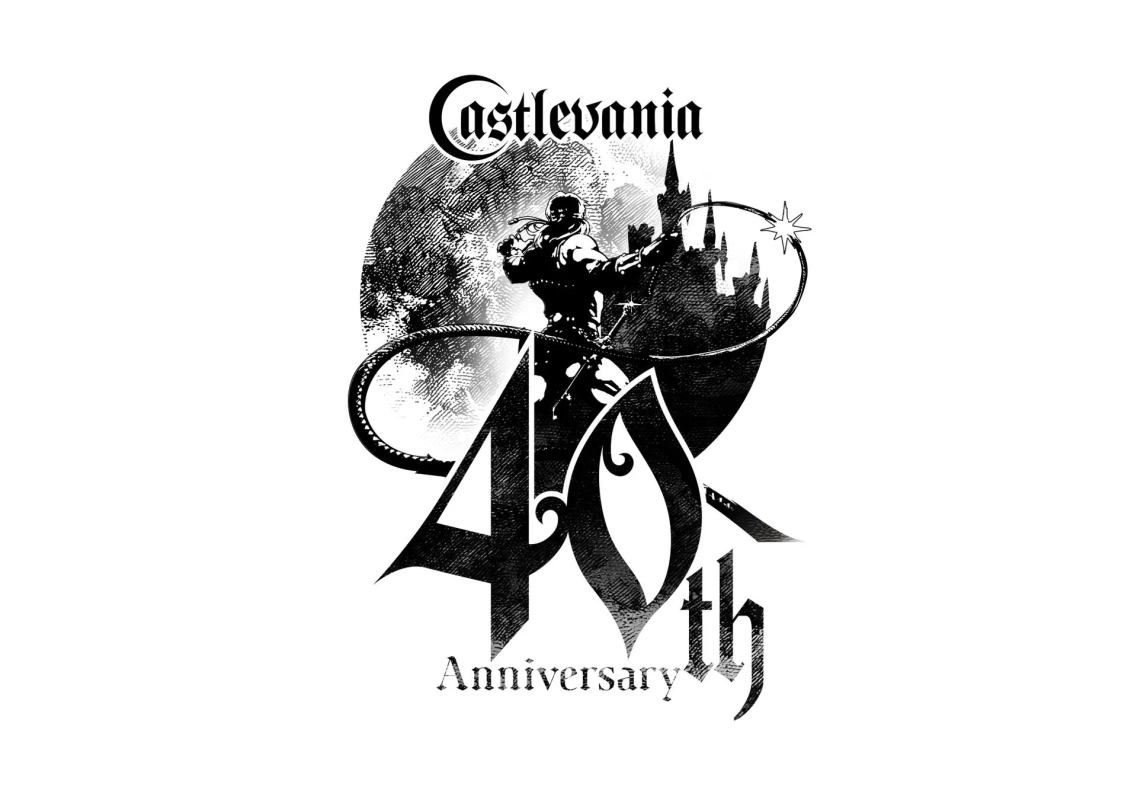 Castlevania 40周年ロゴ