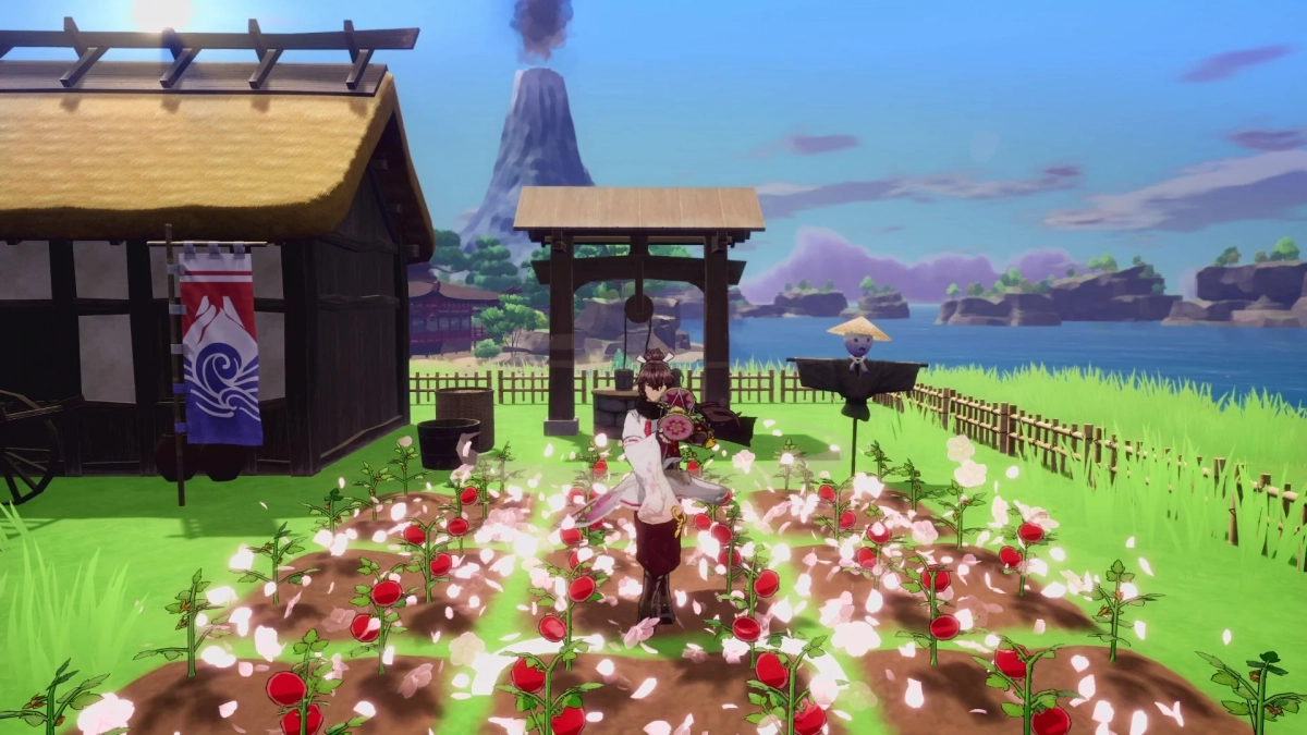 舞による畑の活性化