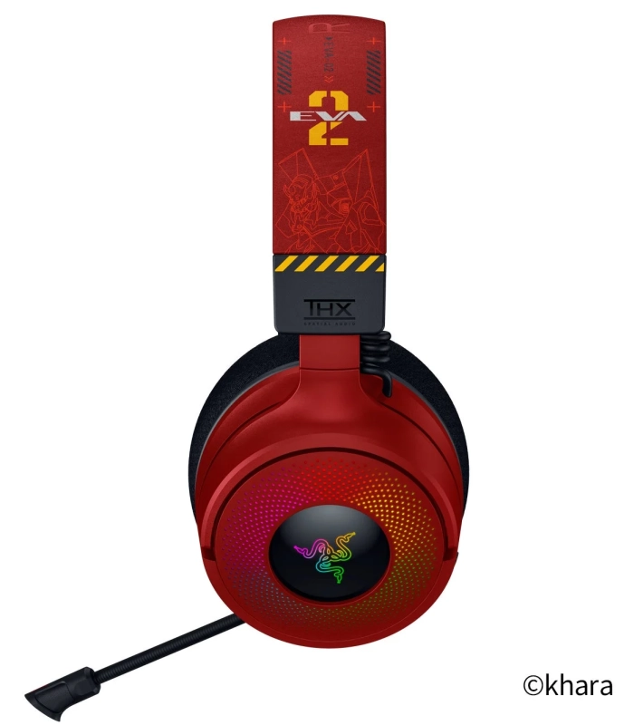 Razer Kraken V4 – EVANGELION(EVA-02)Edition