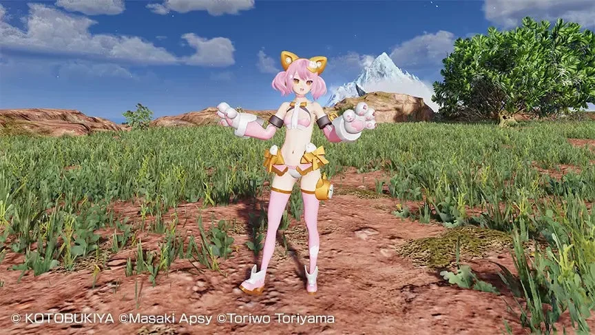 ACスクラッチアイテム：猫耳キャラクター