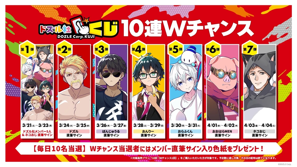 10連Wチャンス賞