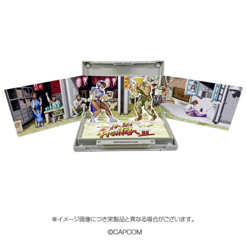 春麗とガイルのジオラマ