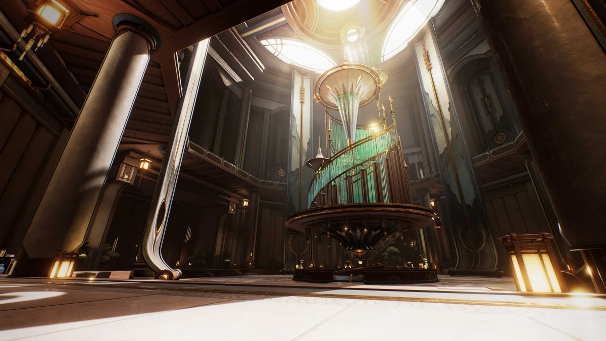 豪華な建築の室内空間
