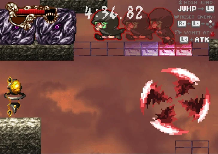 操作説明とアクション