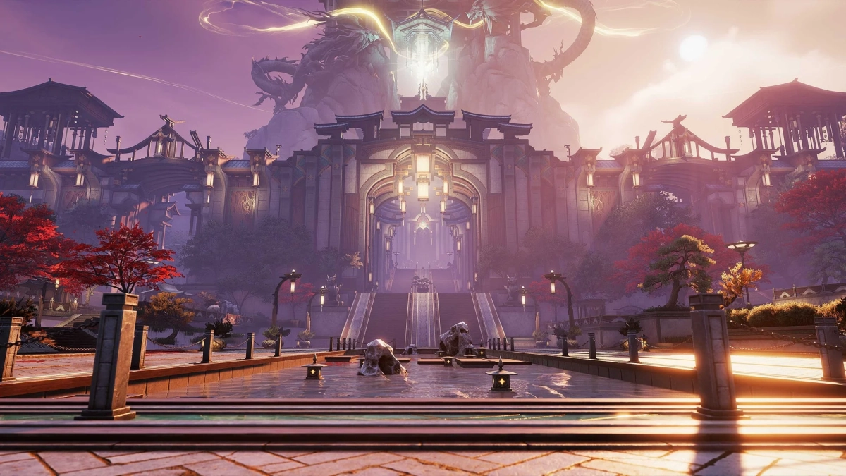 幻想的な東洋風の宮殿