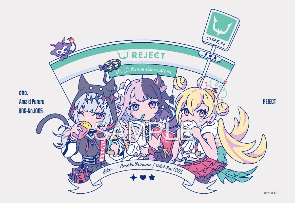 REJECT VTuber集合ファミマプリント