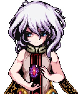 白髪の女性キャラクター