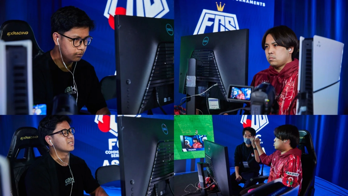 AkmalJHD選手 vs Hayashi選手の試合の様子1