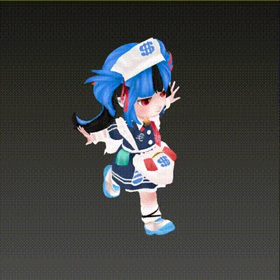 新兎わいキャラモーション2