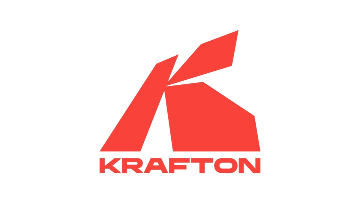 KRAFTONの新しい企業ロゴ（赤）