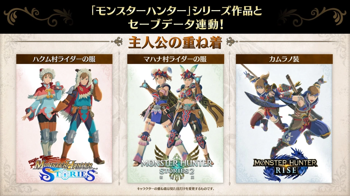 重ね着装備イメージ