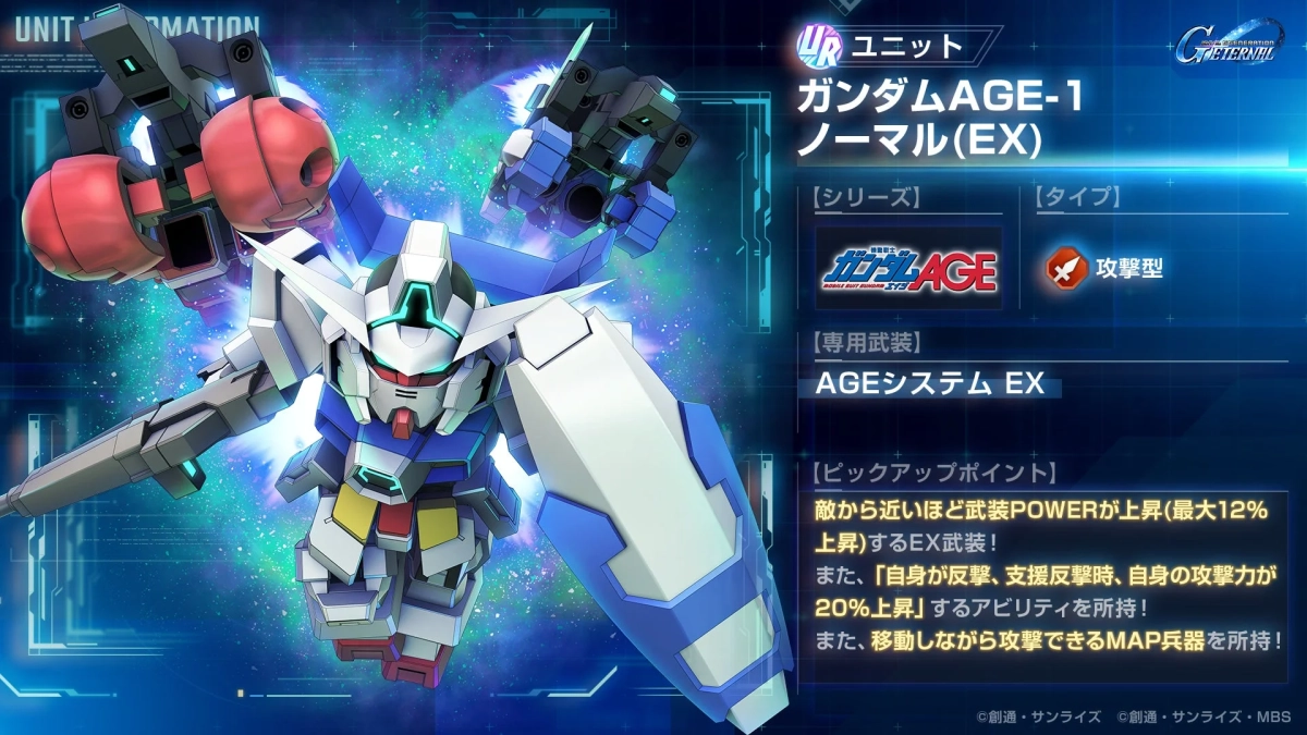 ガンダムAGE-1 ノーマル(EX)