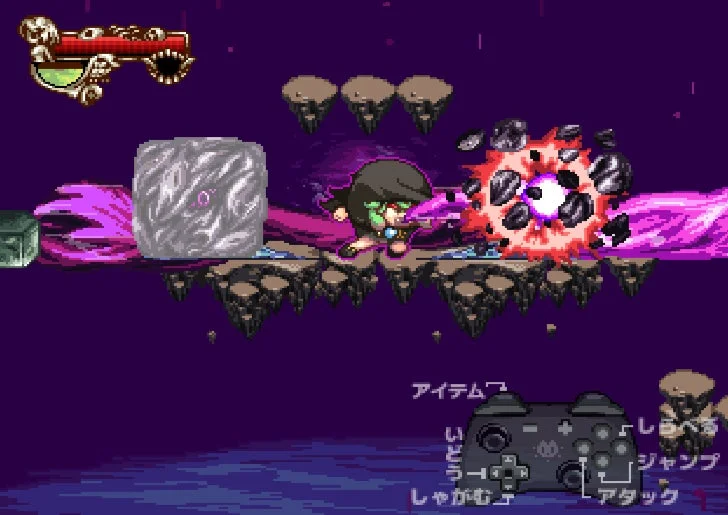 アクションゲーム画面