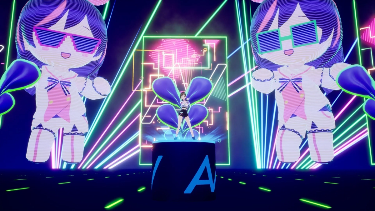 ちびキャラのライブステージ