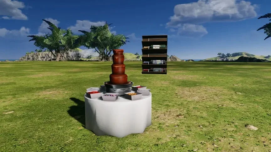 チョコレートファウンテン