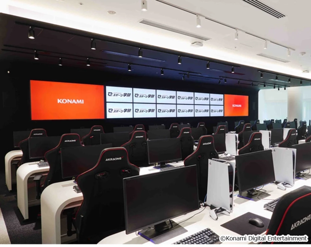 eスポーツ学院のトレーニングルーム