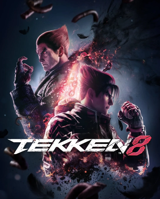 鉄拳8のキービジュアル、風間仁と三島一八