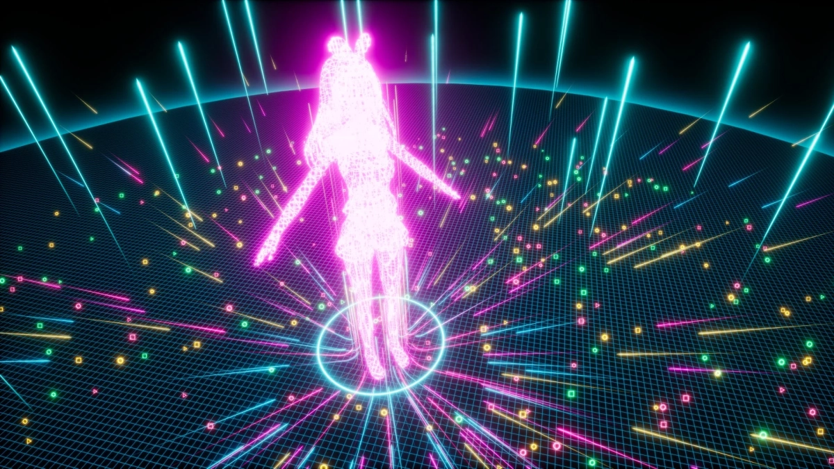 サイバーパンクなホログラム