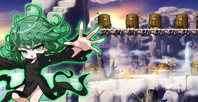 タツマキが魔法を使う様子