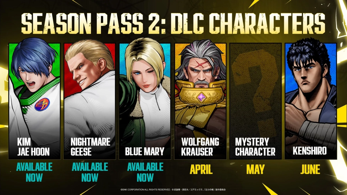 DLCキャラクターリスト