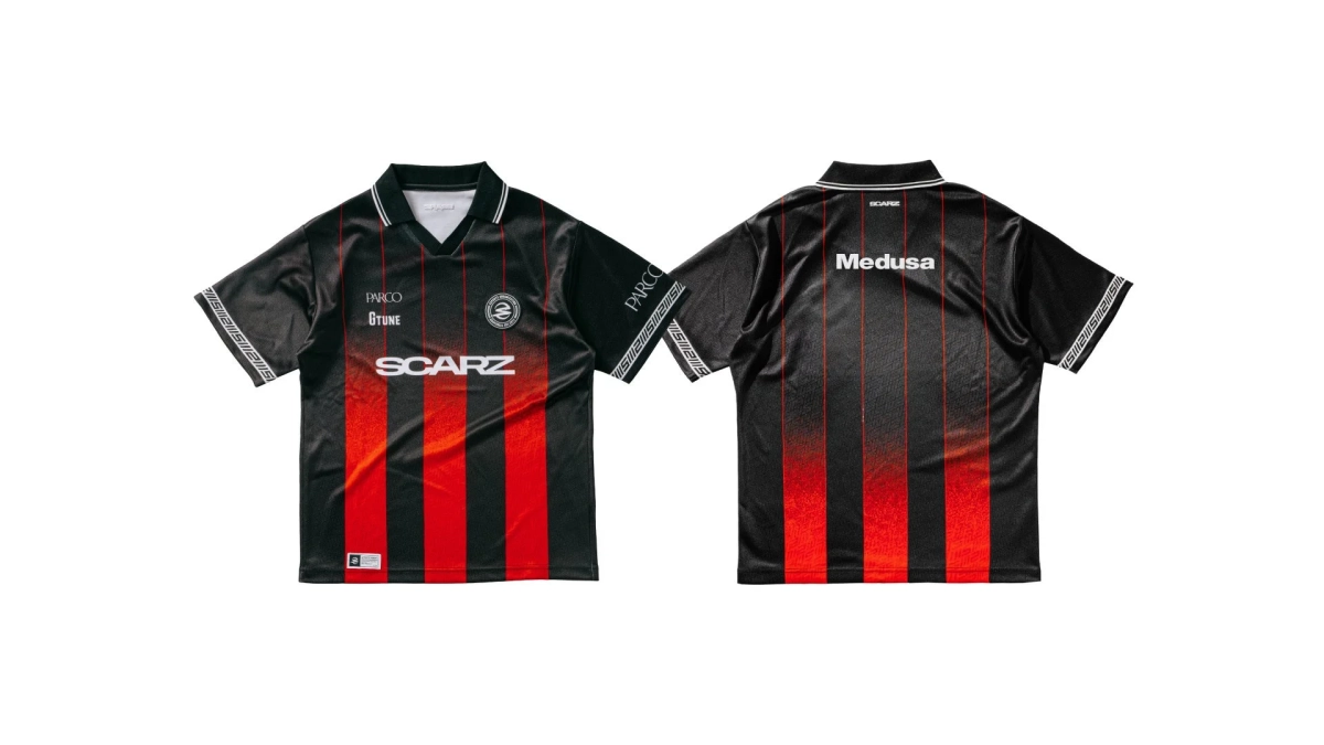 SCARZユニフォーム前面と背面