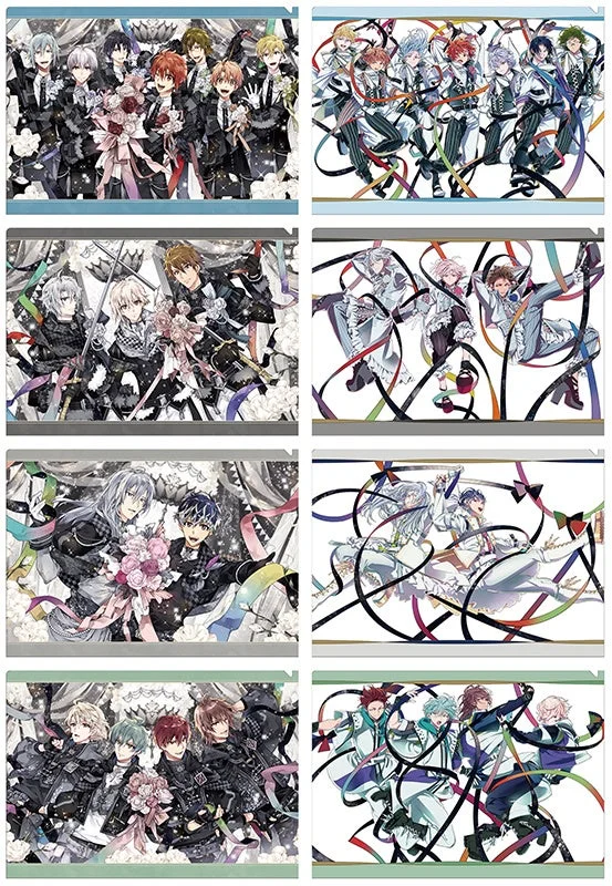 クリアファイルとミニガーランドの全体像