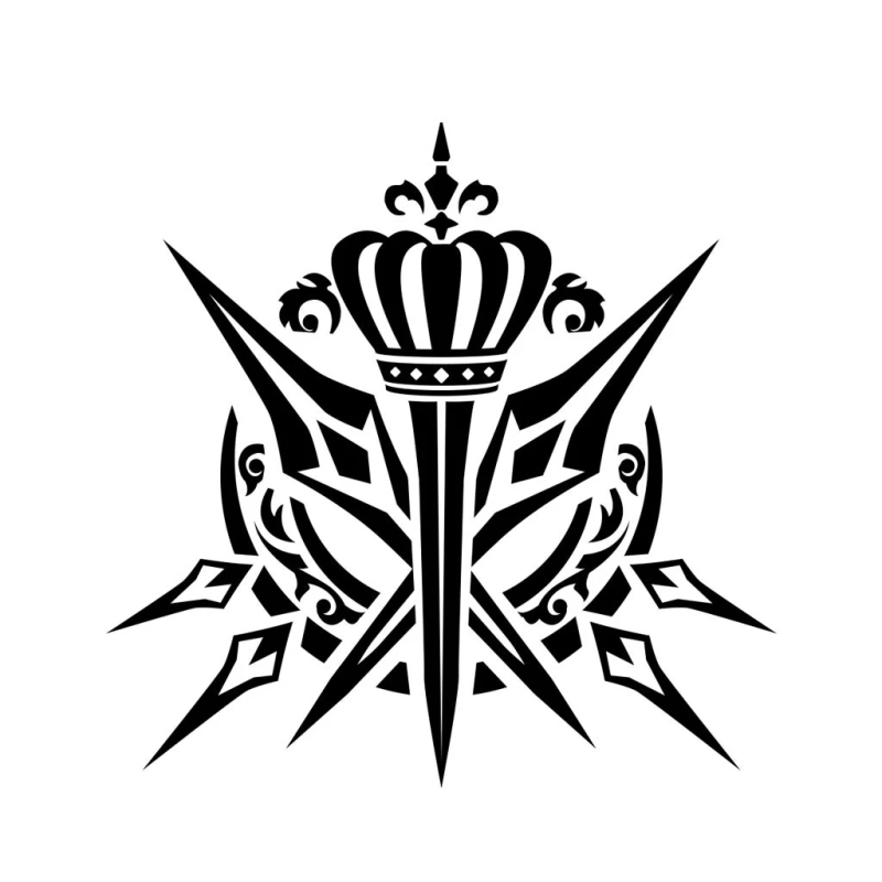 王冠と剣紋章