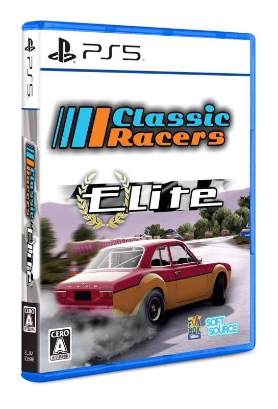 PS5用ゲームソフト「Classic Racers Elite」のパッケージ画像