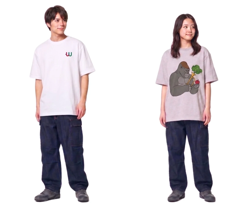 オリジナルTシャツのモデル