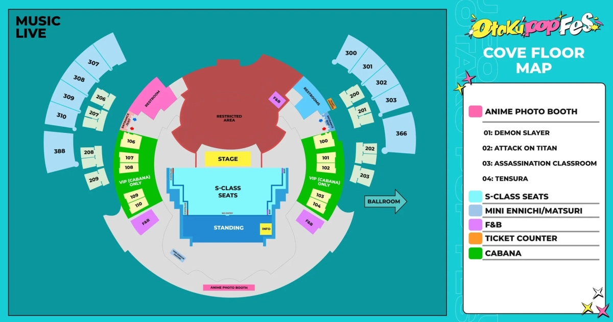 COVE Manila NIGHT MAP