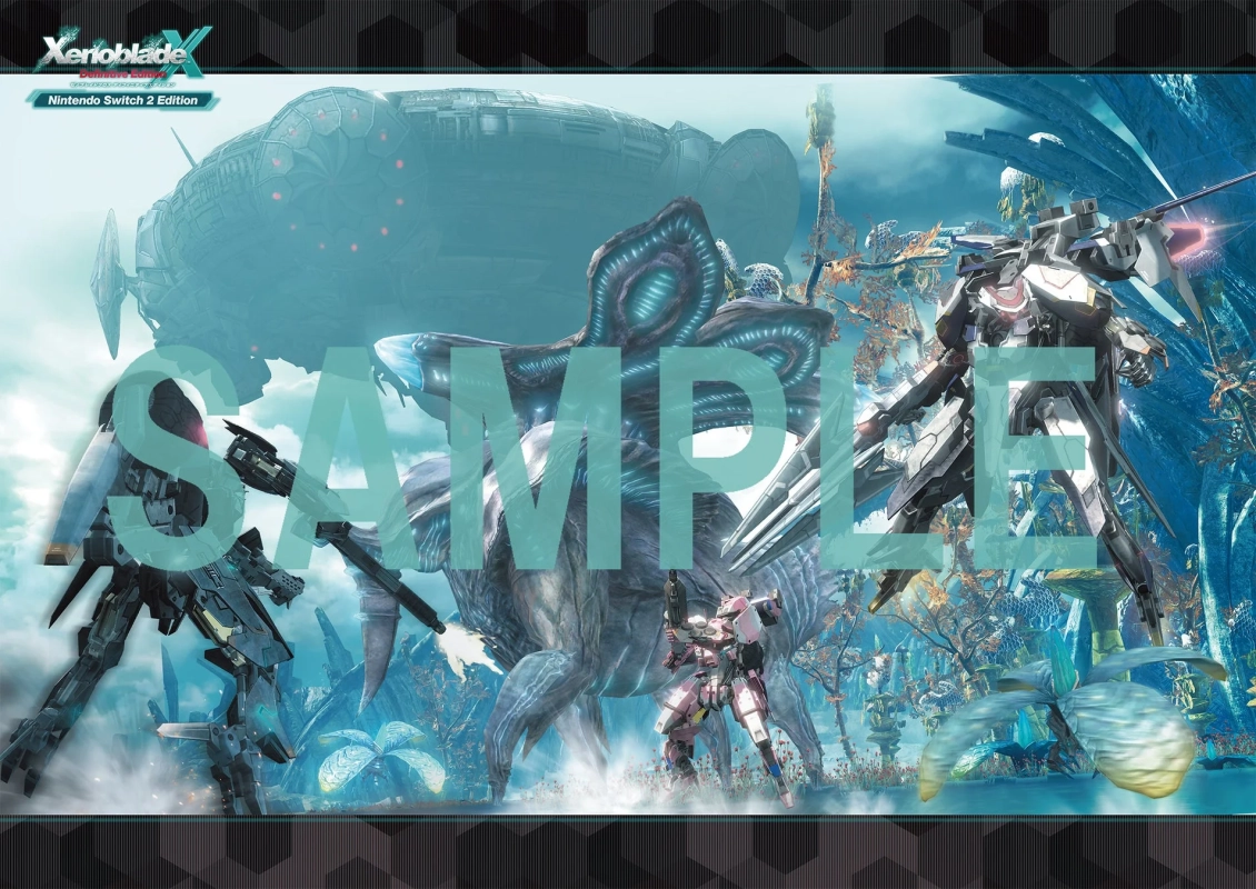 ゼノブレイドクロス ディフィニティブエディション ポスター ウラ面