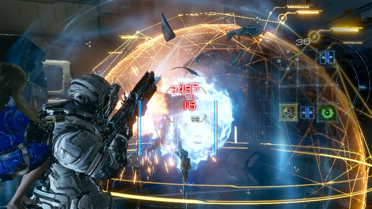 ヒューのアクション