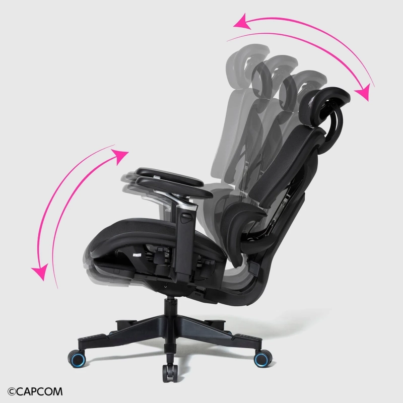 リクライニング調整