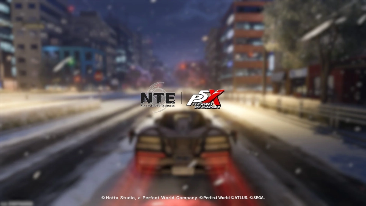 NTEとペルソナ5 ザ・ファントム Xのコラボ告知
