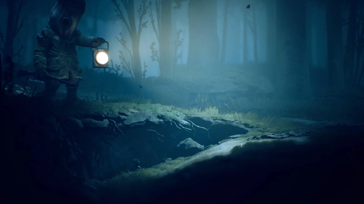 提灯で穴を照らすモノ