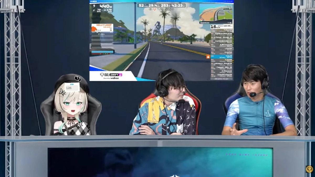 eスポーツ大会のライブ配信風景